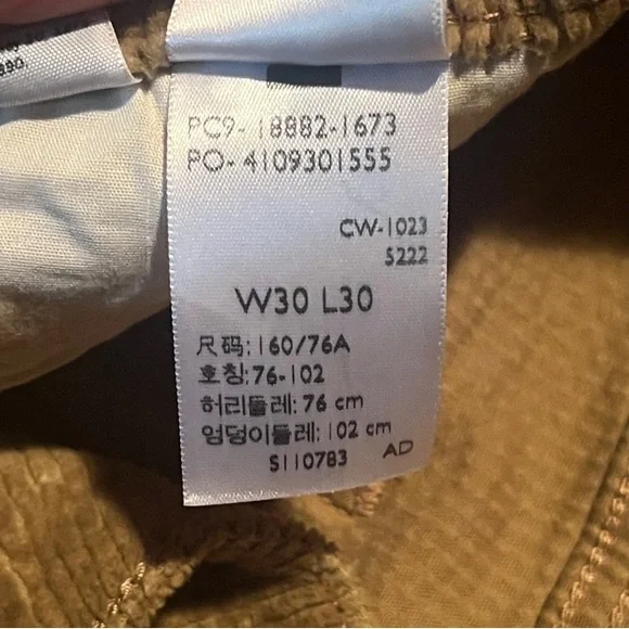Levi's Women’s Corduroy Pants in Tan - Picture 11 of 11